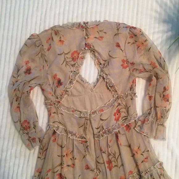 Vici floral ruffle dress🌸🌺🌸 - Picture 5 of 5